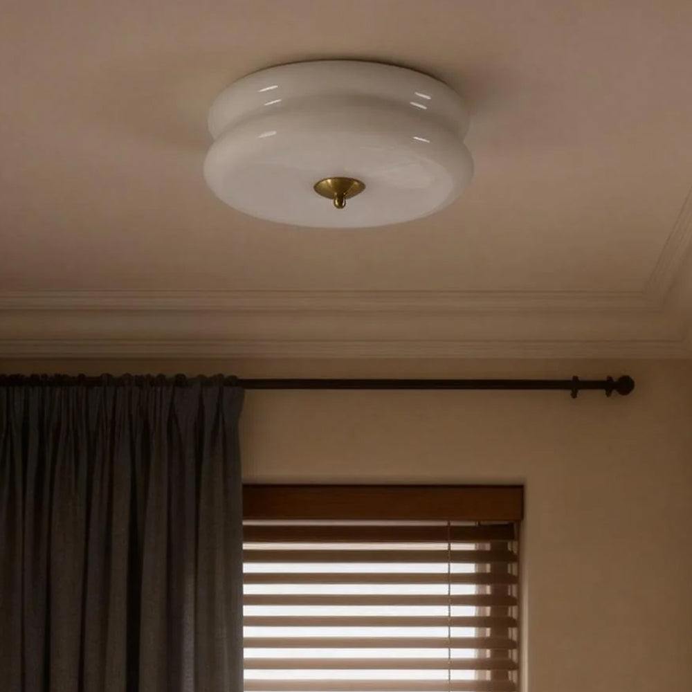 Plafondlamp Vintage Glas 1920s Industrieel Goud Chroom LED Eetkamer Woonkamer Slaapkamer | Sansoti