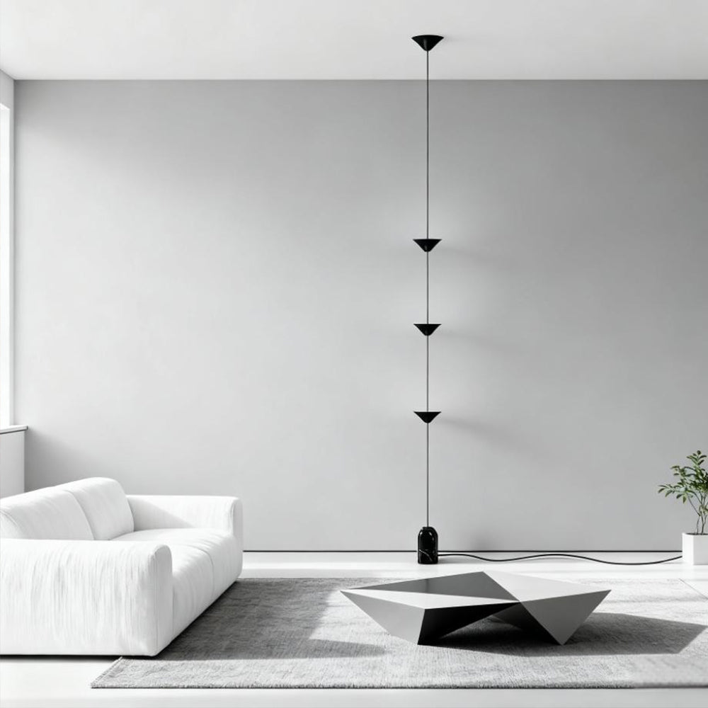 Hängelampe Kegel Metall Marmor Stehlampe LED Minimalistisch Wohnzimmer Schlafzimmer Flur | Restfield