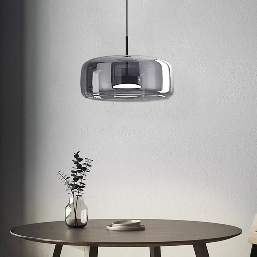 Hanglamp Gerookt Glas Koepel Vintage Minimalistisch LED Keuken Eetkamer Woonkamer Loft | Sansoti