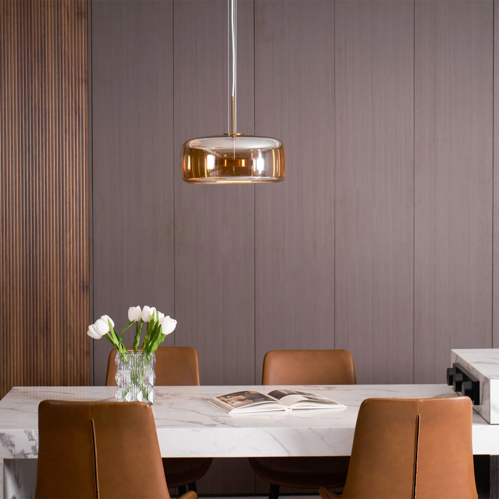 Hanglamp Gerookt Glas Koepel Vintage Minimalistisch LED Keuken Eetkamer Woonkamer Loft | Sansoti