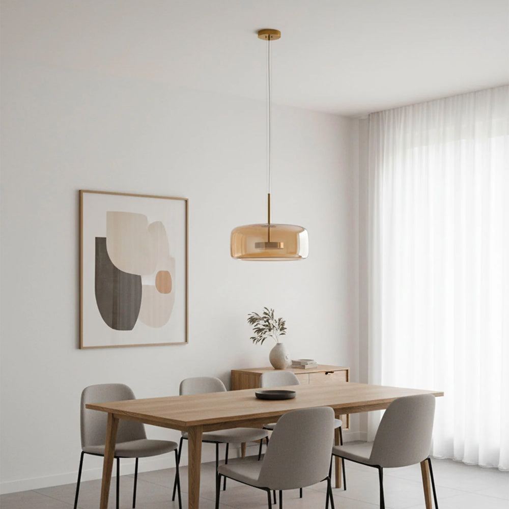Hanglamp Gerookt Glas Koepel Vintage Minimalistisch LED Keuken Eetkamer Woonkamer Loft | Sansoti