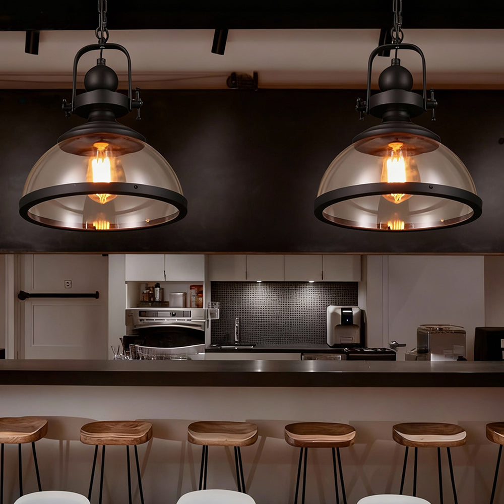 Hanglamp Industrieel Glas Vintage E27 Eetkamer Keukeneiland Slaapkamer Woonkamer Retro | Sansoti