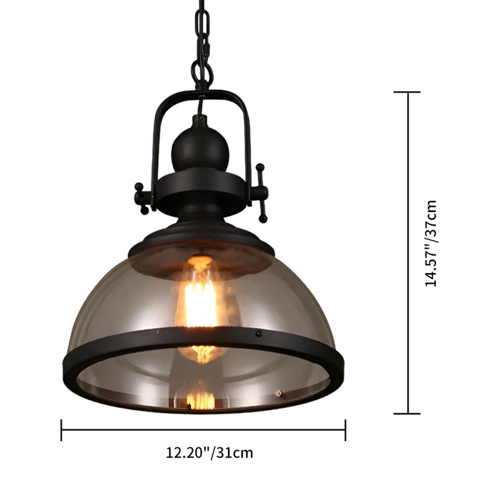Hanglamp Industrieel Glas Vintage E27 Eetkamer Keukeneiland Slaapkamer Woonkamer Retro | Sansoti