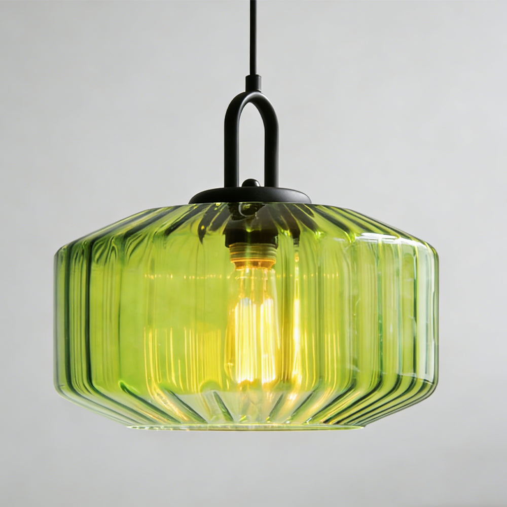 Hanglamp Geblazen Glas Gestreept Vintage Minimalistisch LED Eetkamer Woonkamer Slaapkamer | Sansoti