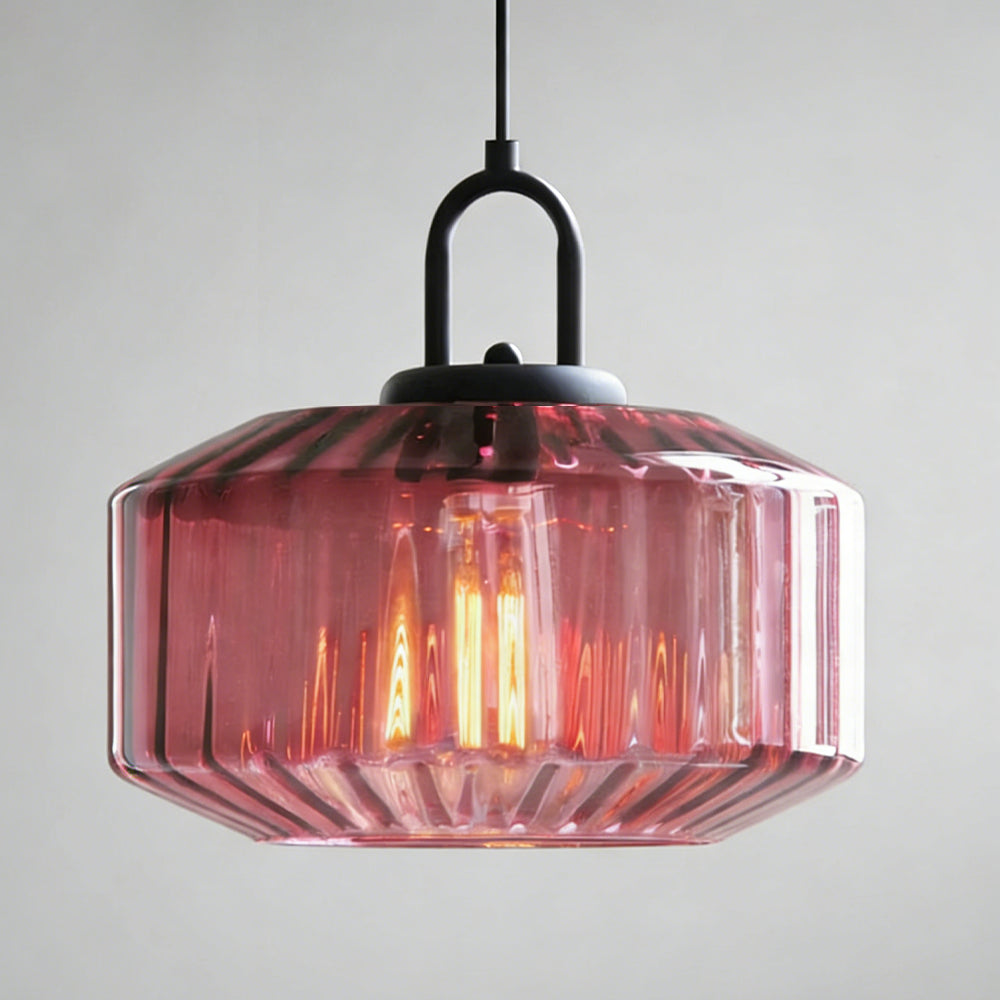 Hanglamp Geblazen Glas Gestreept Vintage Minimalistisch LED Eetkamer Woonkamer Slaapkamer | Sansoti