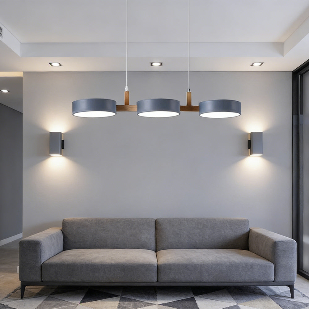 Hängelampe 3 Schirme Metall Minimalistisch LED Esszimmer Kücheninsel Wohnzimmer | Restfield