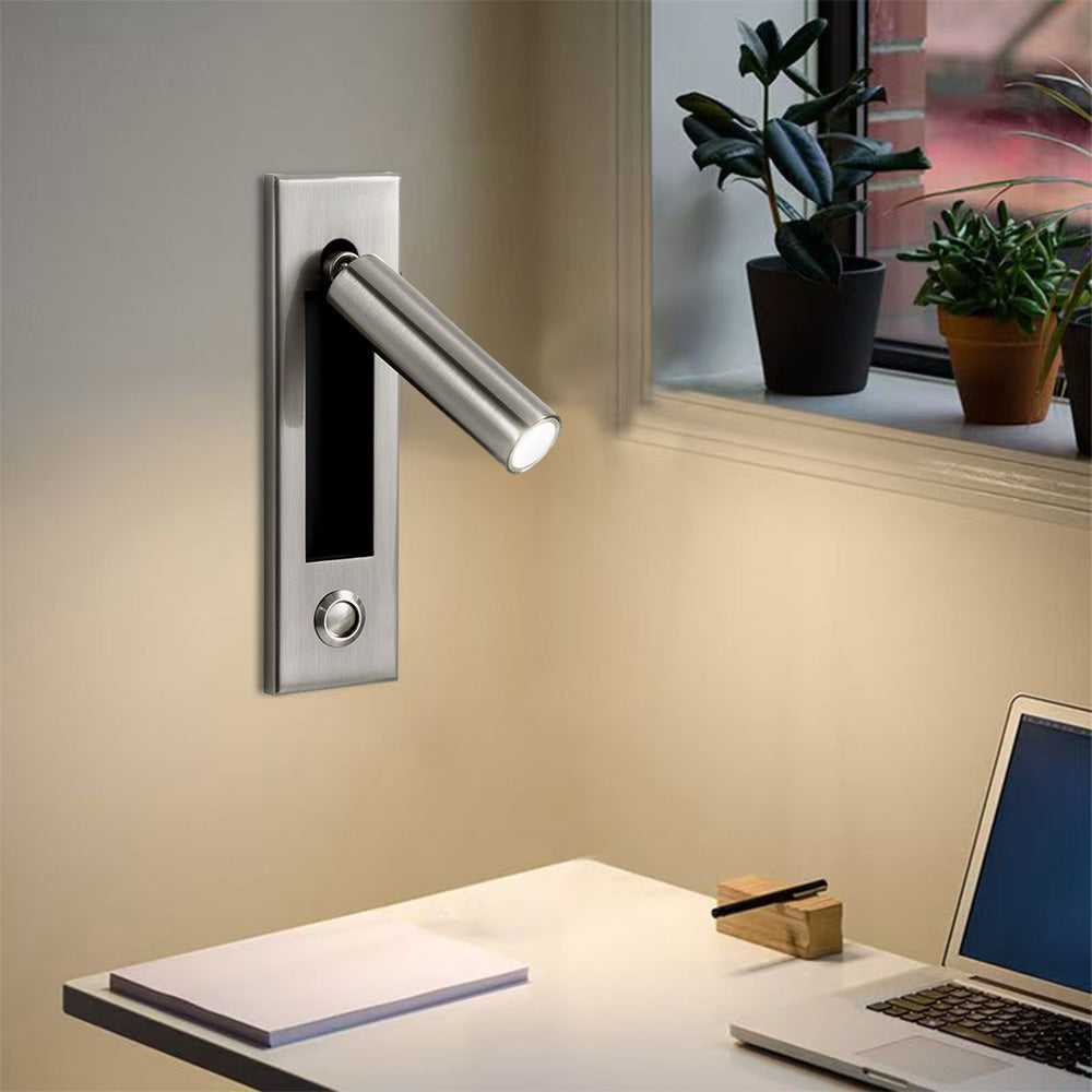 Inbouw Wandlamp Minimalistisch Metaal LED Bedlamp Slaapkamer Hal Woonkamer | Sansoti