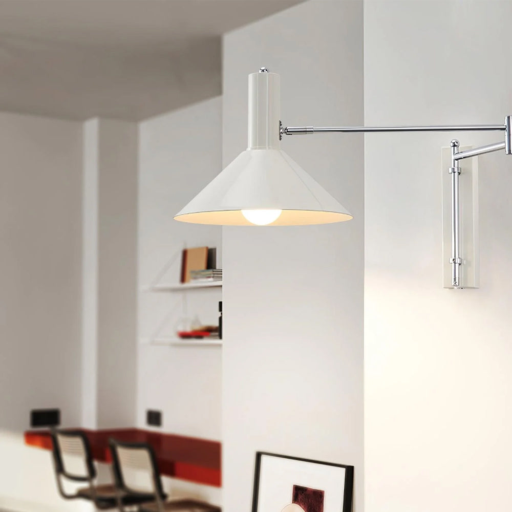 Applique murale pivotante 360 degrés métal E27 lampe de chevet salon chambre moderne | Restfield