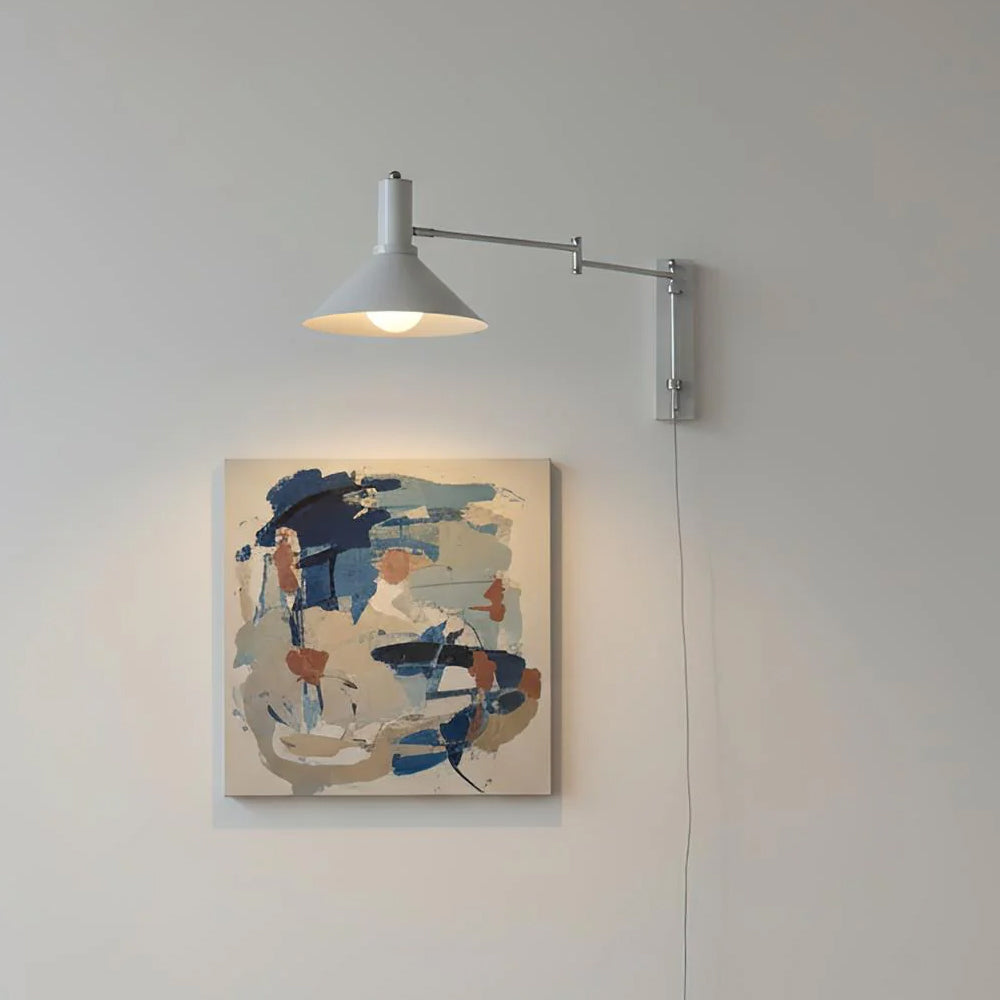 Applique murale pivotante 360 degrés métal E27 lampe de chevet salon chambre moderne | Restfield