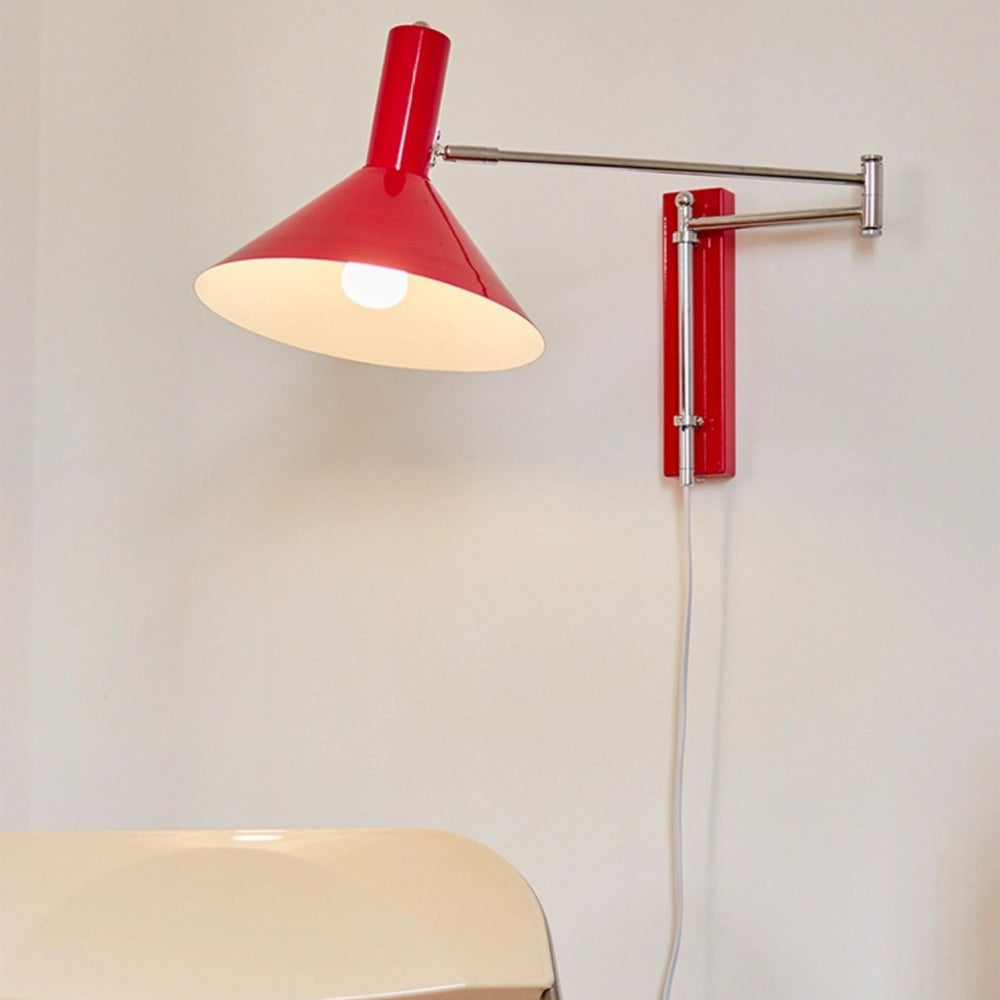 Applique murale pivotante 360 degrés métal E27 lampe de chevet salon chambre moderne | Restfield