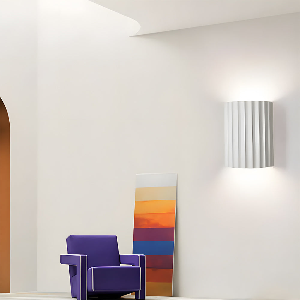 Wandleuchte Harz Halbrund Minimalistisch G9 LED Schlafzimmer Flur Wohnzimmer Modern | Restfield