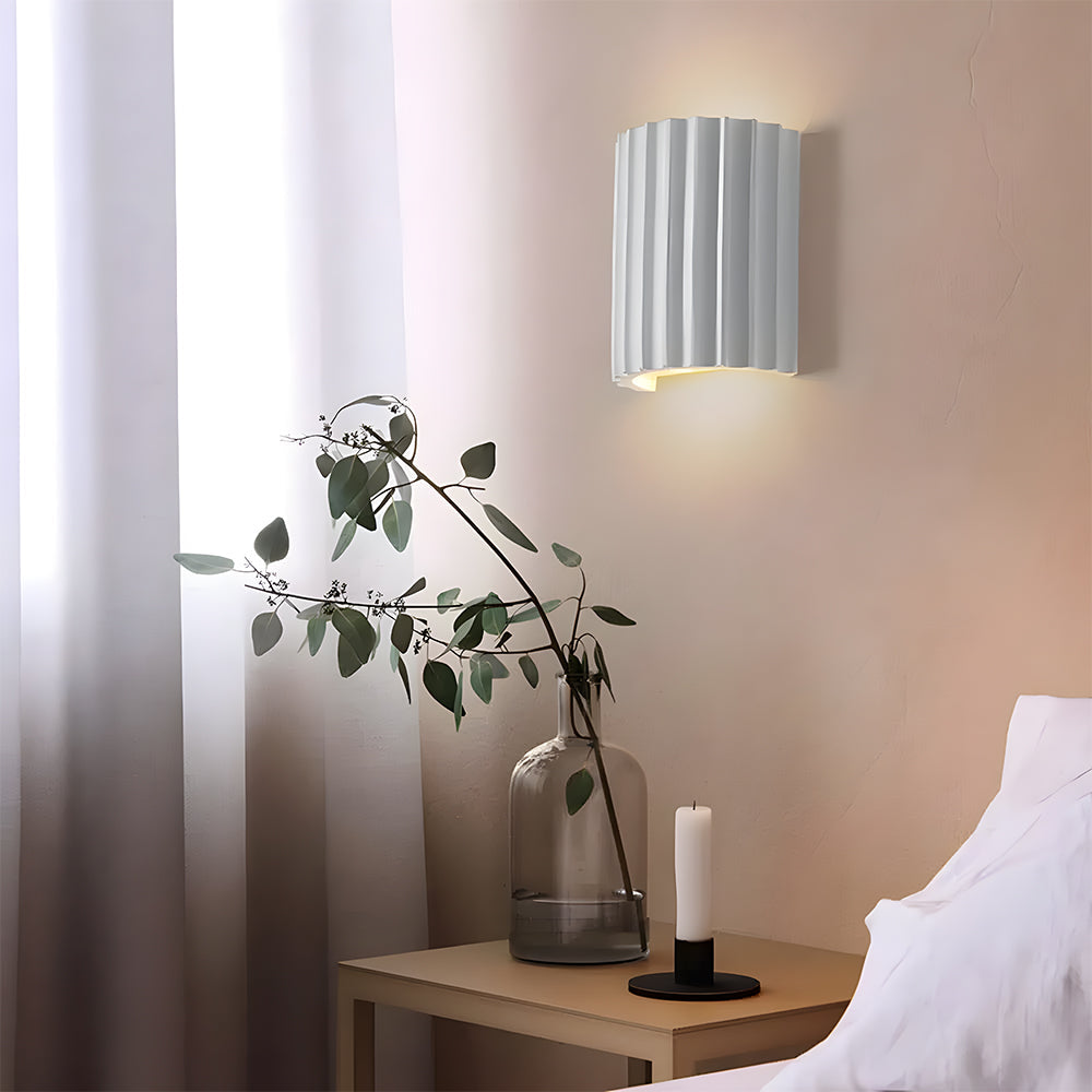 Wandleuchte Harz Halbrund Minimalistisch G9 LED Schlafzimmer Flur Wohnzimmer Modern | Restfield