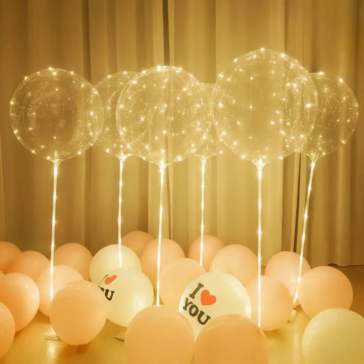LED Ballonverlichting met Warm Wit Licht voor Sfeervolle Decoratie | Sansoti