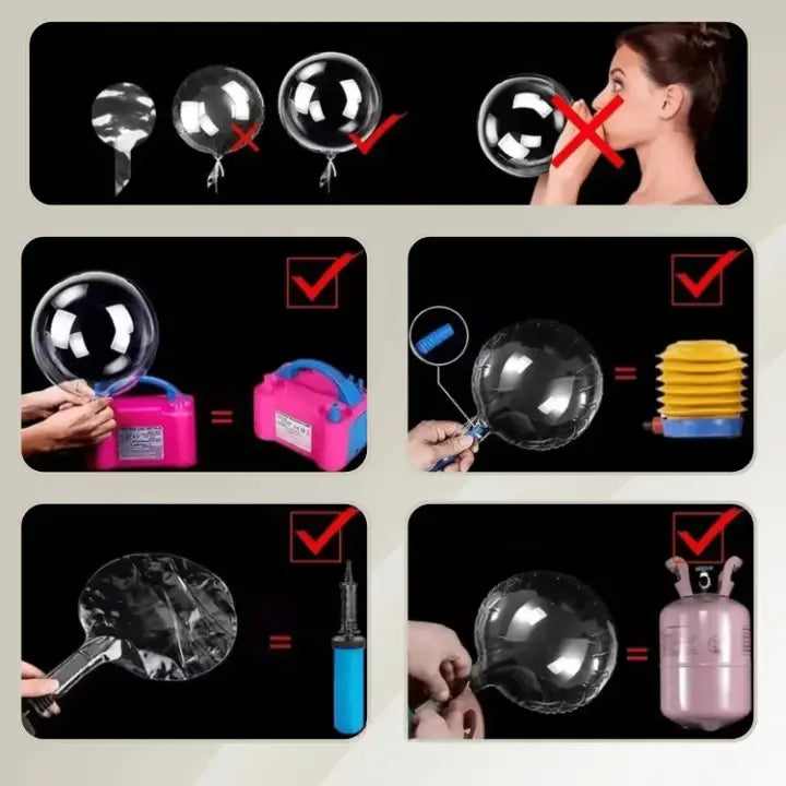 LED Ballonverlichting met Warm Wit Licht voor Sfeervolle Decoratie | Sansoti