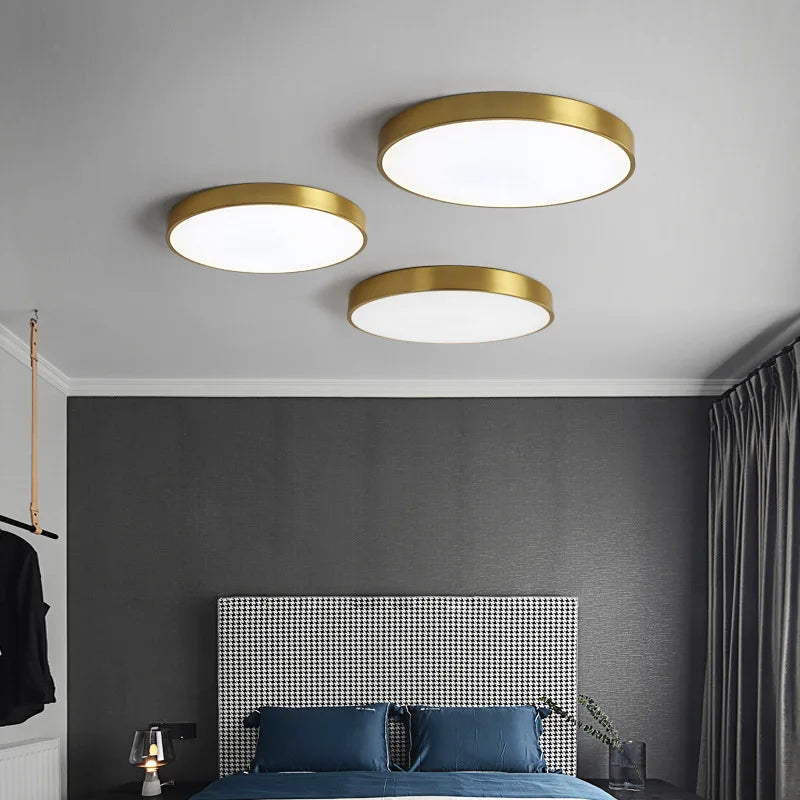 Kleurrijke Plafondlamp Rond LED Ultradun Design voor Woonkamer Slaapkamer Studeerkamer Gang Modern Interieur Verlichting Scandinavisch | Sansoti