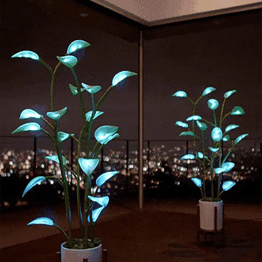 LED Kunstplant 100cm 500 Lichtmodi App-Besturing PVC Sfeerverlichting Woonkamer Slaapkamer Decoratieve Plant Lamp Neplant LED Verlichting Interieur | Sansoti