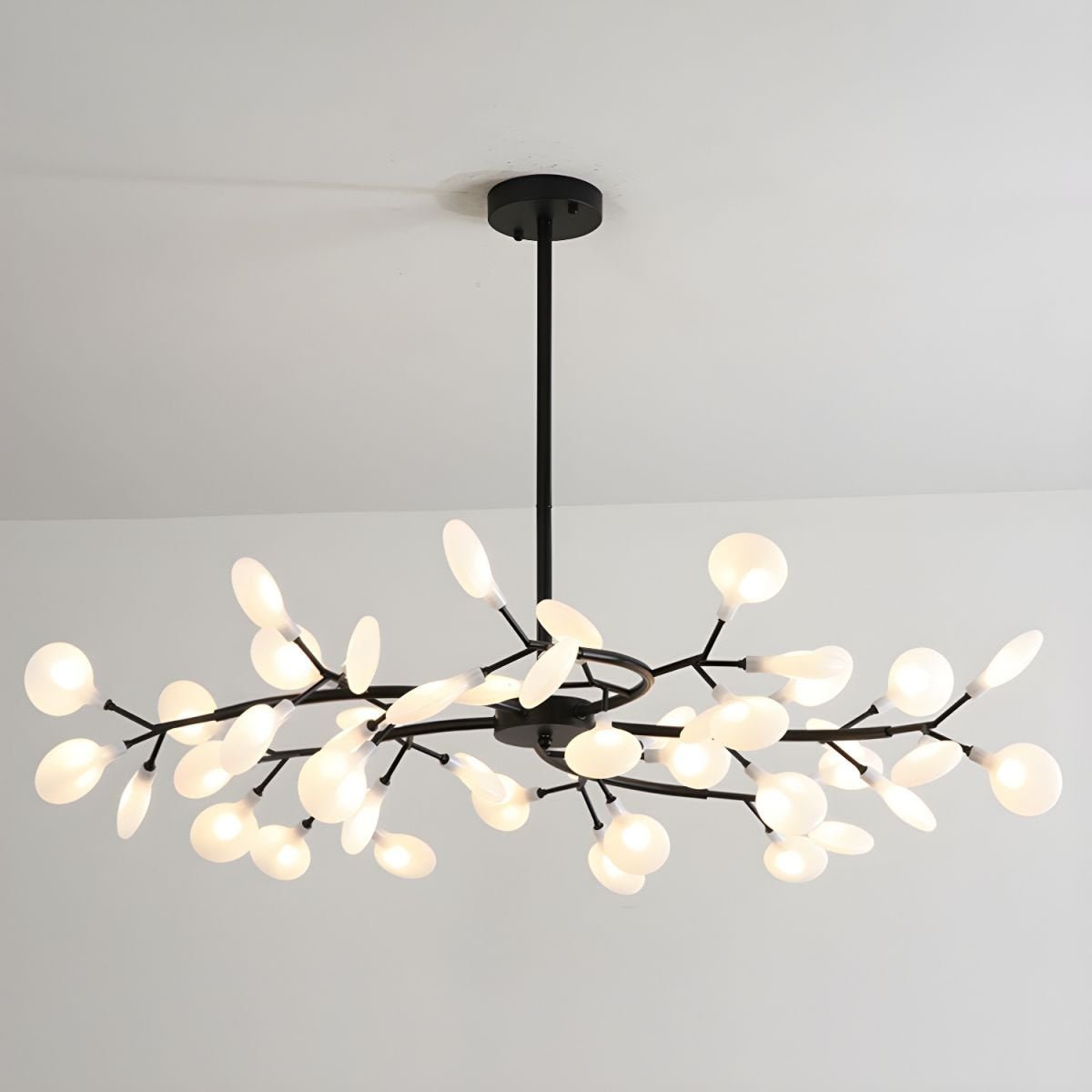 Hängelampe LED Metall Gold Acryl Weiß Wohnzimmer Esszimmer Modernes Design Deckenleuchte Organische Leuchte | Restfield