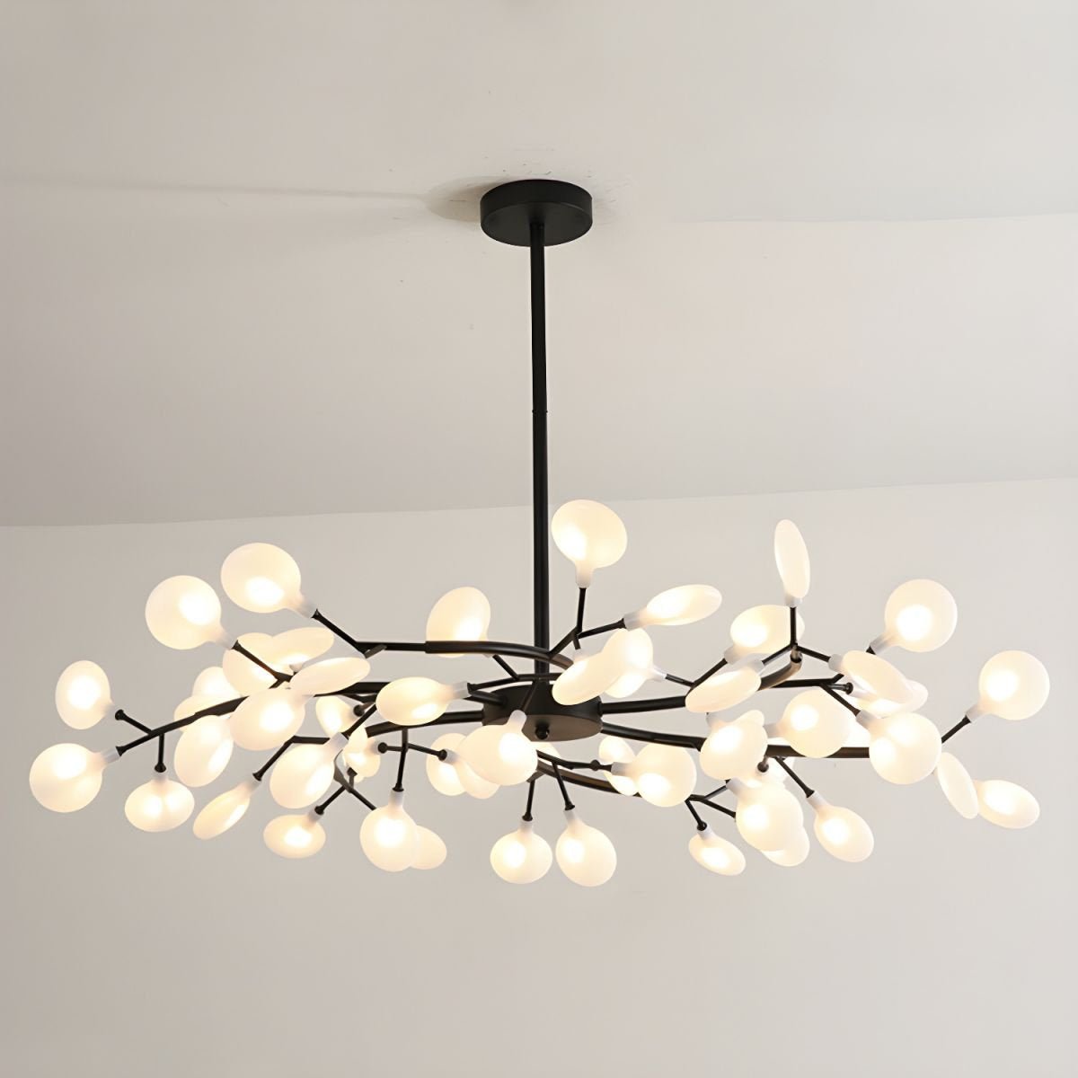 Hängelampe LED Metall Gold Acryl Weiß Wohnzimmer Esszimmer Modernes Design Deckenleuchte Organische Leuchte | Restfield
