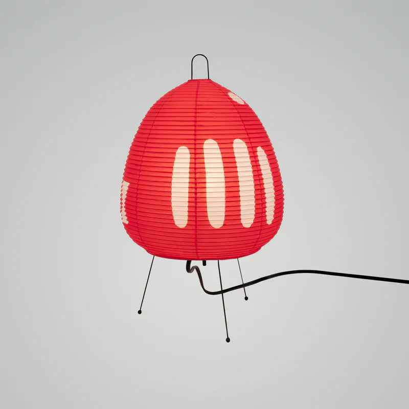 Papieren Tafellamp Scandinavisch Design met Ijzeren Voet 47cm | Sansoti