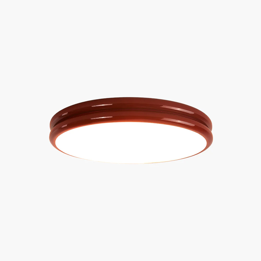 Moderne Deckenleuchte aus Metall und Acryl, farbenfrohe Doppellage, dimmbare LED-Beleuchtung für Wohnzimmer und Schlafzimmer | Sansoti
