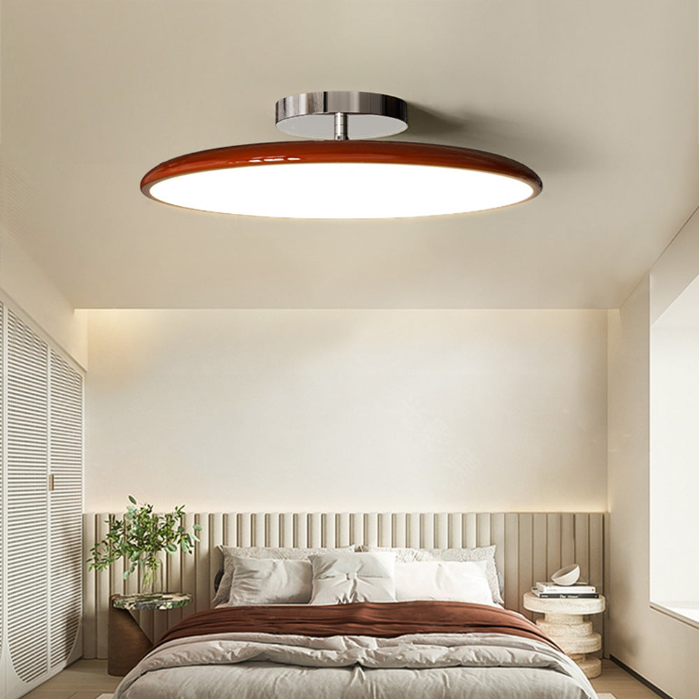 Deckenleuchte Metall Acryl Rund LED Dimmbar Schlafzimmer Wohnzimmer Esszimmer Retro-Stil Stimmungsbeleuchtung | Sansoti