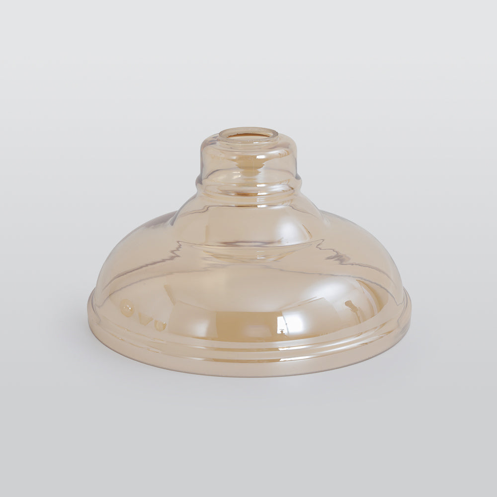 Industriële Glazen Hanglamp Metaal E27 Verstelbaar Snoer Transparant Amber Rookgrijs Binnenverlichting | Sansoti