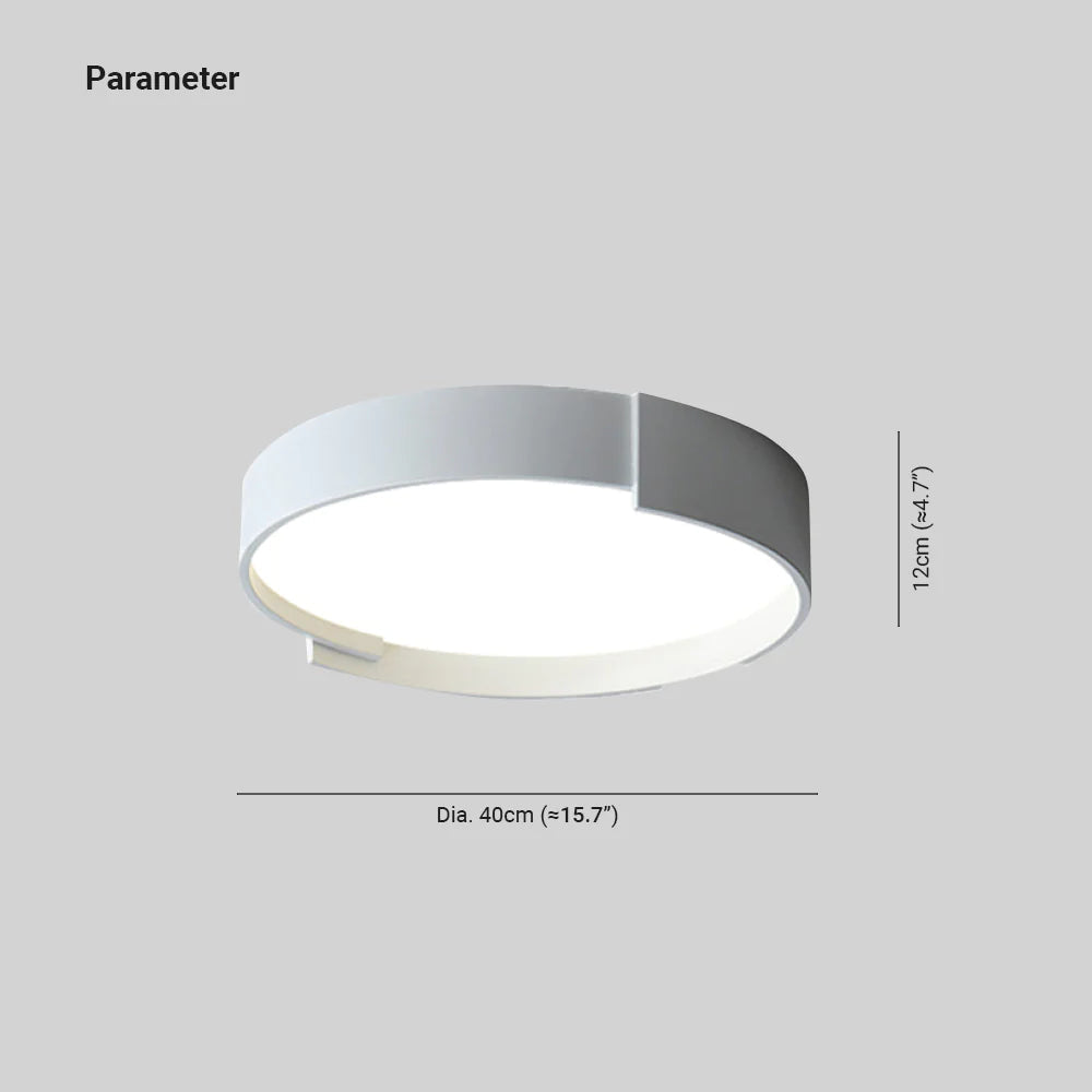 Doppelte LED-Deckenleuchte mit runder Metalloberfläche, moderne dimmbare Beleuchtung, Weiß, Grau, Grün, Gold, Wohnzimmer | Sansoti