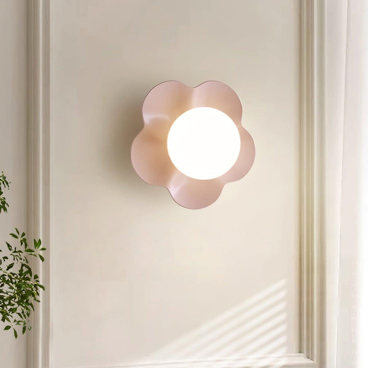 Wandlamp Bloemblaadjes Design Hars Glas G9 Fitting Dimbaar Woonkamer Slaapkamer 3 Kleuren Sfeervol Licht | Sansoti