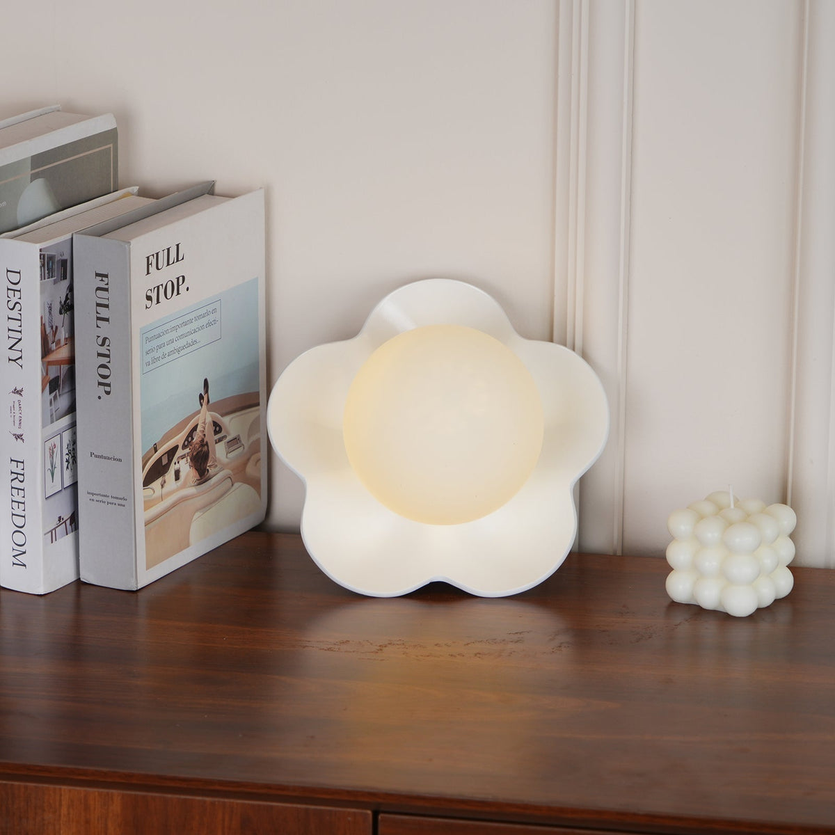 Wandlamp Bloemblaadjes Design Hars Glas G9 Fitting Dimbaar Woonkamer Slaapkamer 3 Kleuren Sfeervol Licht | Sansoti