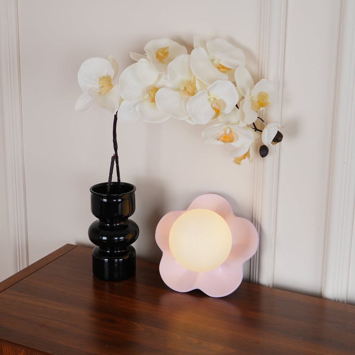 Wandlamp Bloemblaadjes Design Hars Glas G9 Fitting Dimbaar Woonkamer Slaapkamer 3 Kleuren Sfeervol Licht | Sansoti