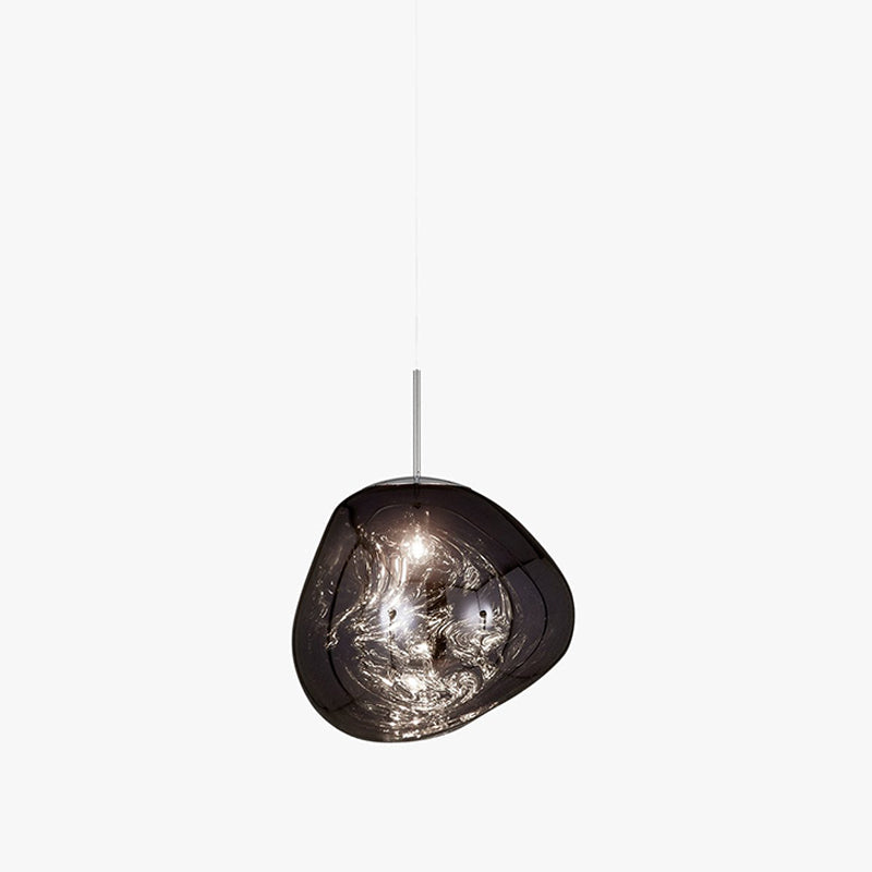 Lavadruppel Hanglamp – Geblazen Glas met Warme Gloed – 4 Maten & 4 Tinten – Modern Artistiek Lichtspel | Sansoti
