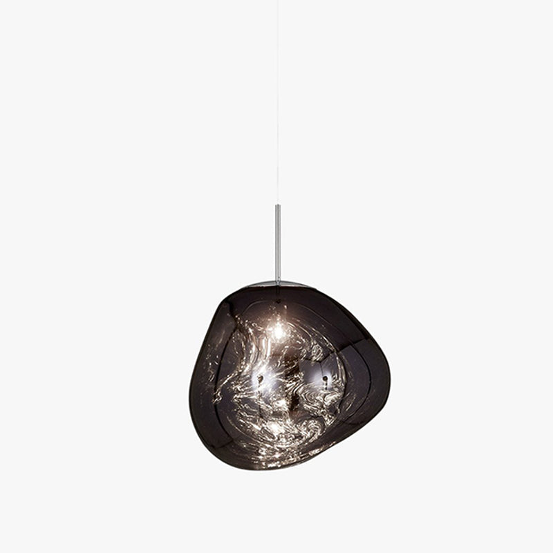 Lavadruppel Hanglamp – Geblazen Glas met Warme Gloed – 4 Maten & 4 Tinten – Modern Artistiek Lichtspel | Sansoti