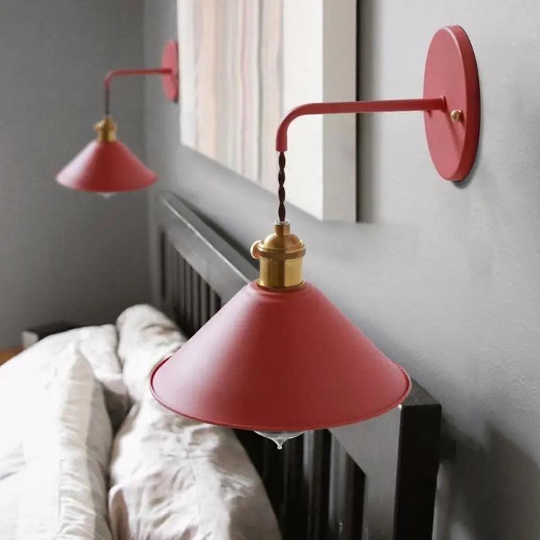 Vintage Wandlamp met Geplateerd Metaalafwerking – Elegant Lichtarmatuur in 7 Kleuren | Sansoti