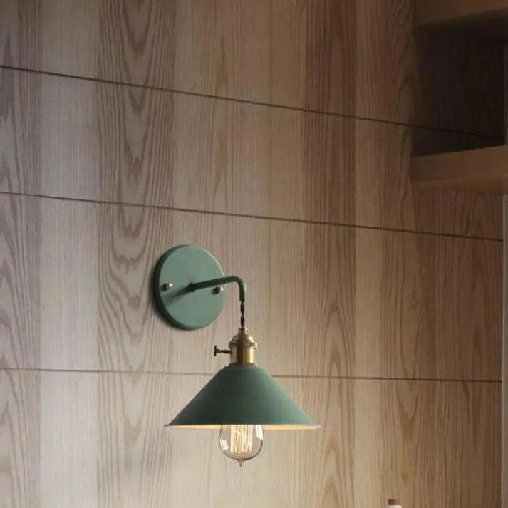 Vintage Wandlamp met Geplateerd Metaalafwerking – Elegant Lichtarmatuur in 7 Kleuren | Sansoti