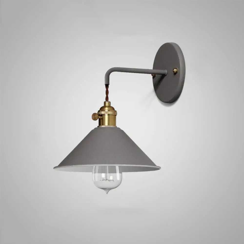 Vintage Wandlamp met Geplateerd Metaalafwerking – Elegant Lichtarmatuur in 7 Kleuren | Sansoti