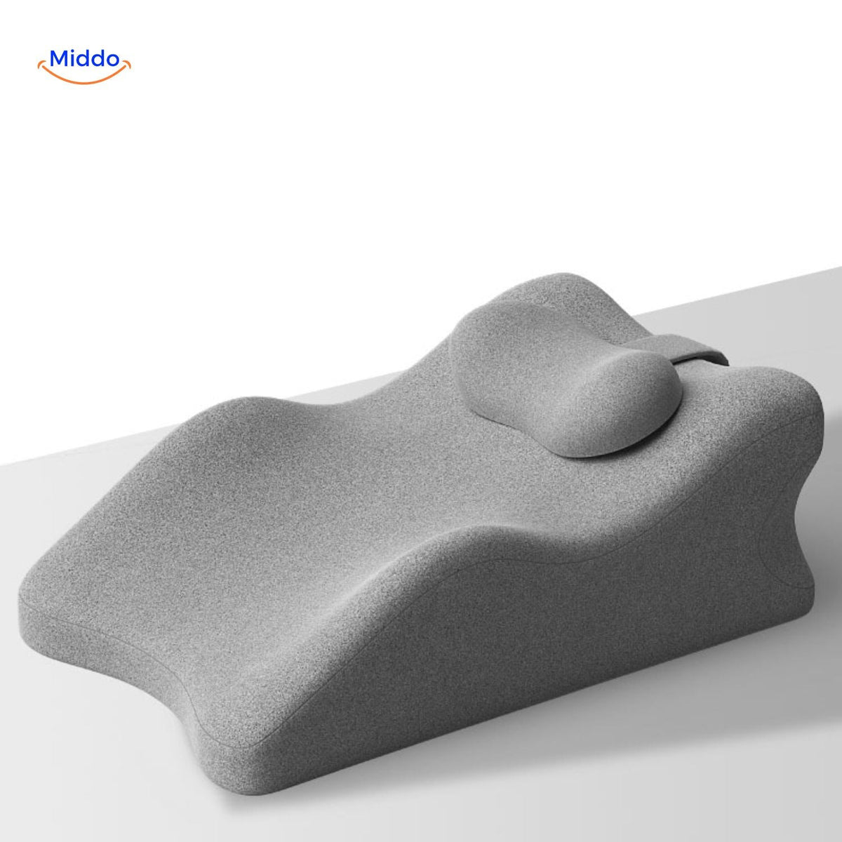 Coussin de soutien pour jambes et pieds 60x36x24cm en polyester - Grossesse, repos, confort, décompression, détente | Sansoti