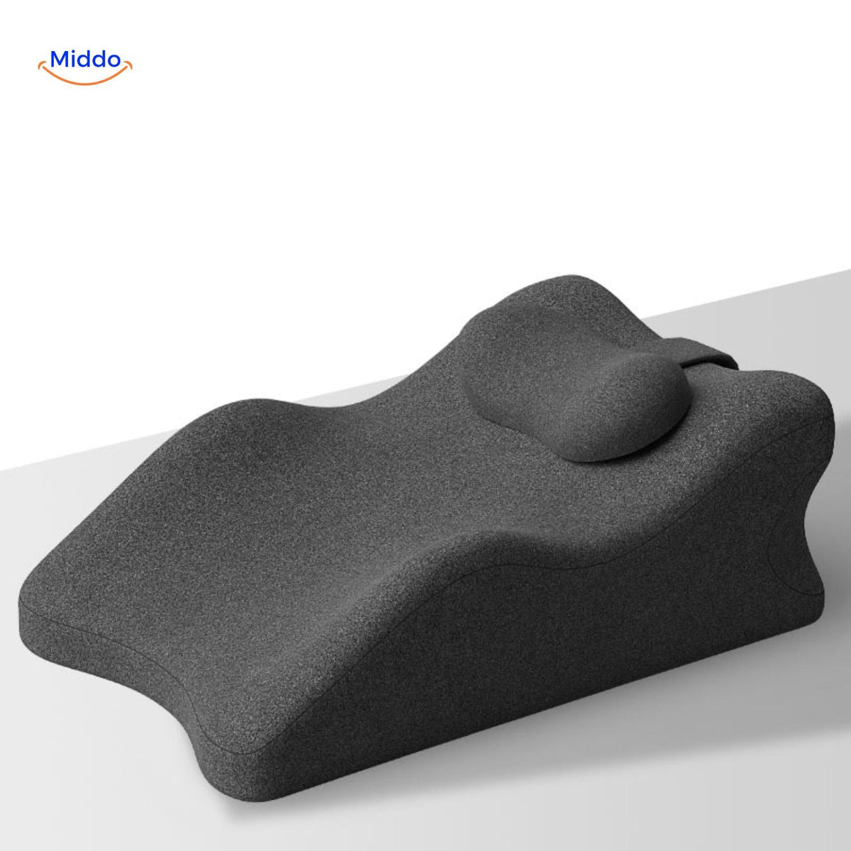 Coussin de soutien pour jambes et pieds 60x36x24cm en polyester - Grossesse, repos, confort, décompression, détente | Sansoti