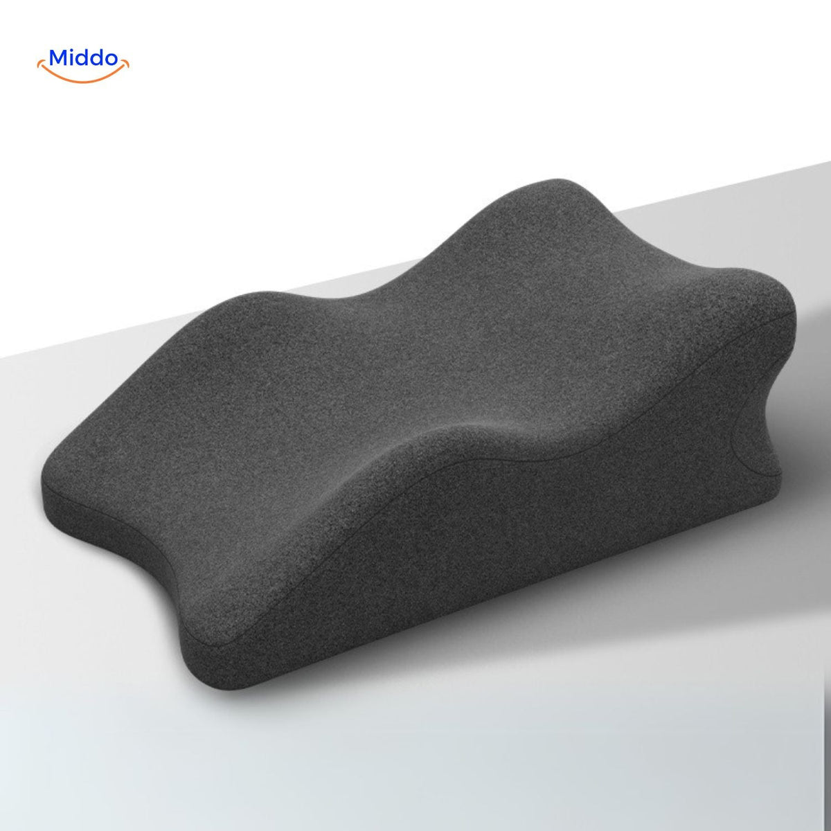 Coussin de soutien pour jambes et pieds 60x36x24cm en polyester - Grossesse, repos, confort, décompression, détente | Sansoti
