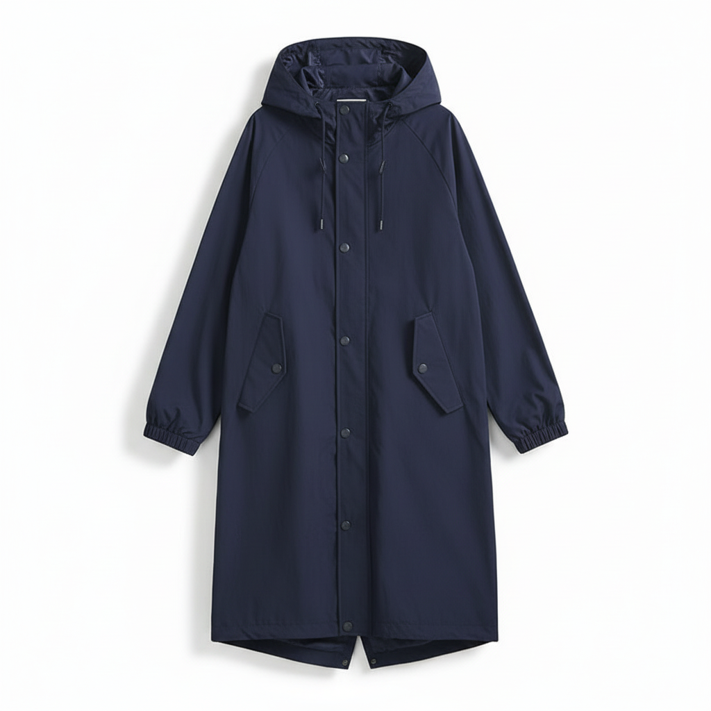 Water-Repellent Raincoat for Women and Men, Oversized with Hood, Lightweight and Windproof for All Seasons and Outdoor Use | Sansoti