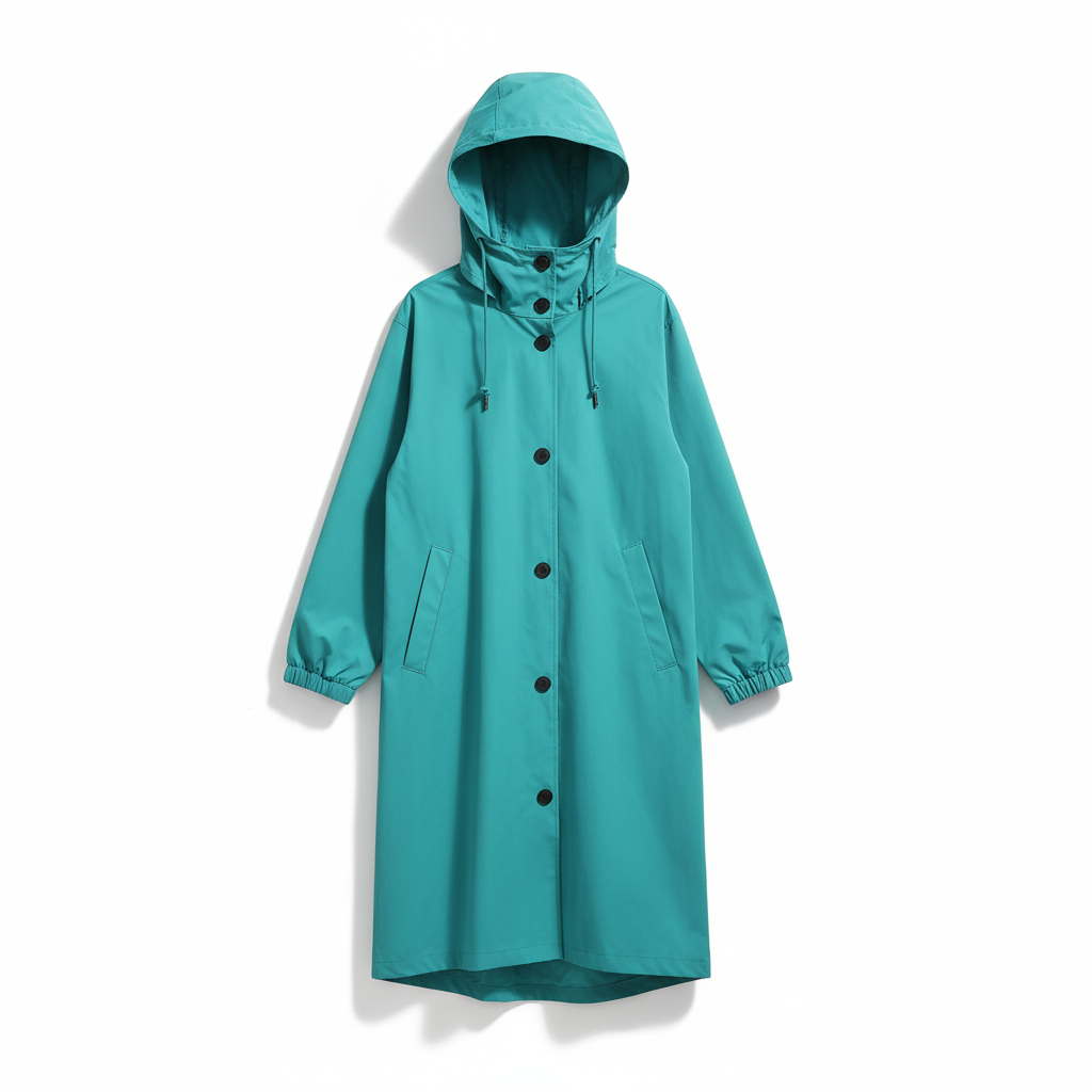 Water-Repellent Raincoat for Women and Men, Oversized with Hood, Lightweight and Windproof for All Seasons and Outdoor Use | Sansoti