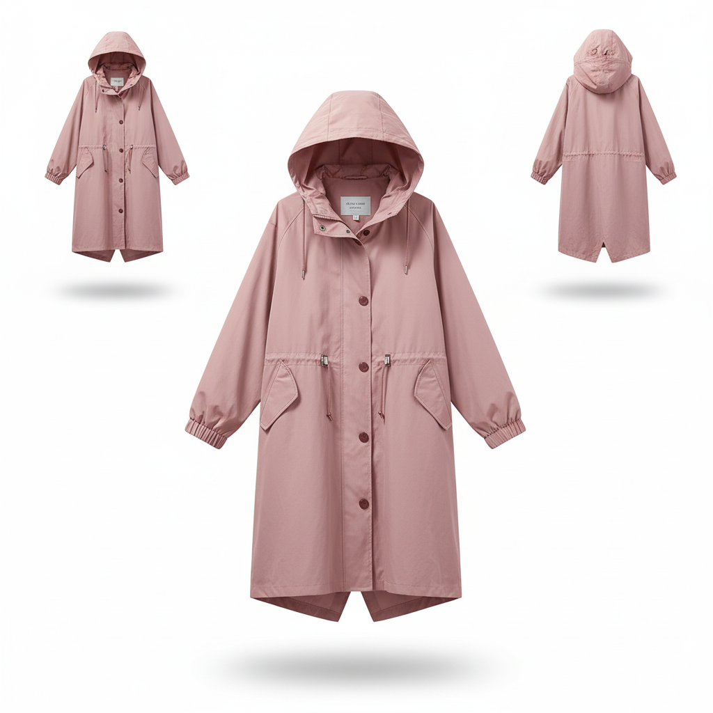 Water-Repellent Raincoat for Women and Men, Oversized with Hood, Lightweight and Windproof for All Seasons and Outdoor Use | Sansoti