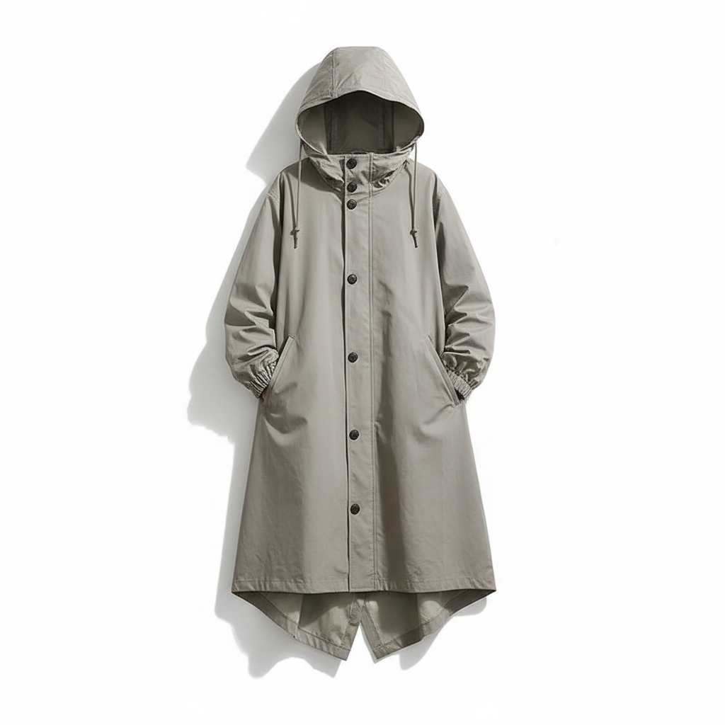 Water-Repellent Raincoat for Women and Men, Oversized with Hood, Lightweight and Windproof for All Seasons and Outdoor Use | Sansoti
