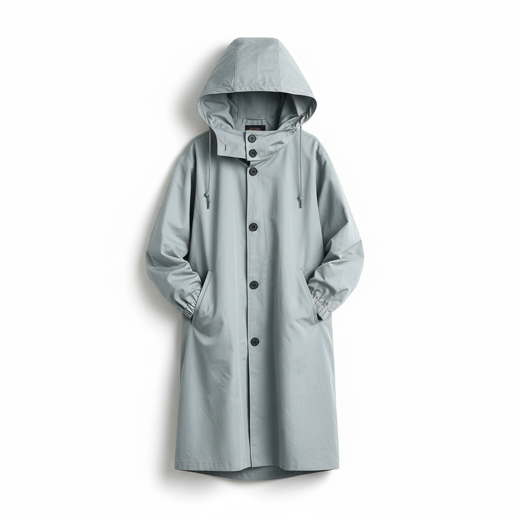 Water-Repellent Raincoat for Women and Men, Oversized with Hood, Lightweight and Windproof for All Seasons and Outdoor Use | Sansoti