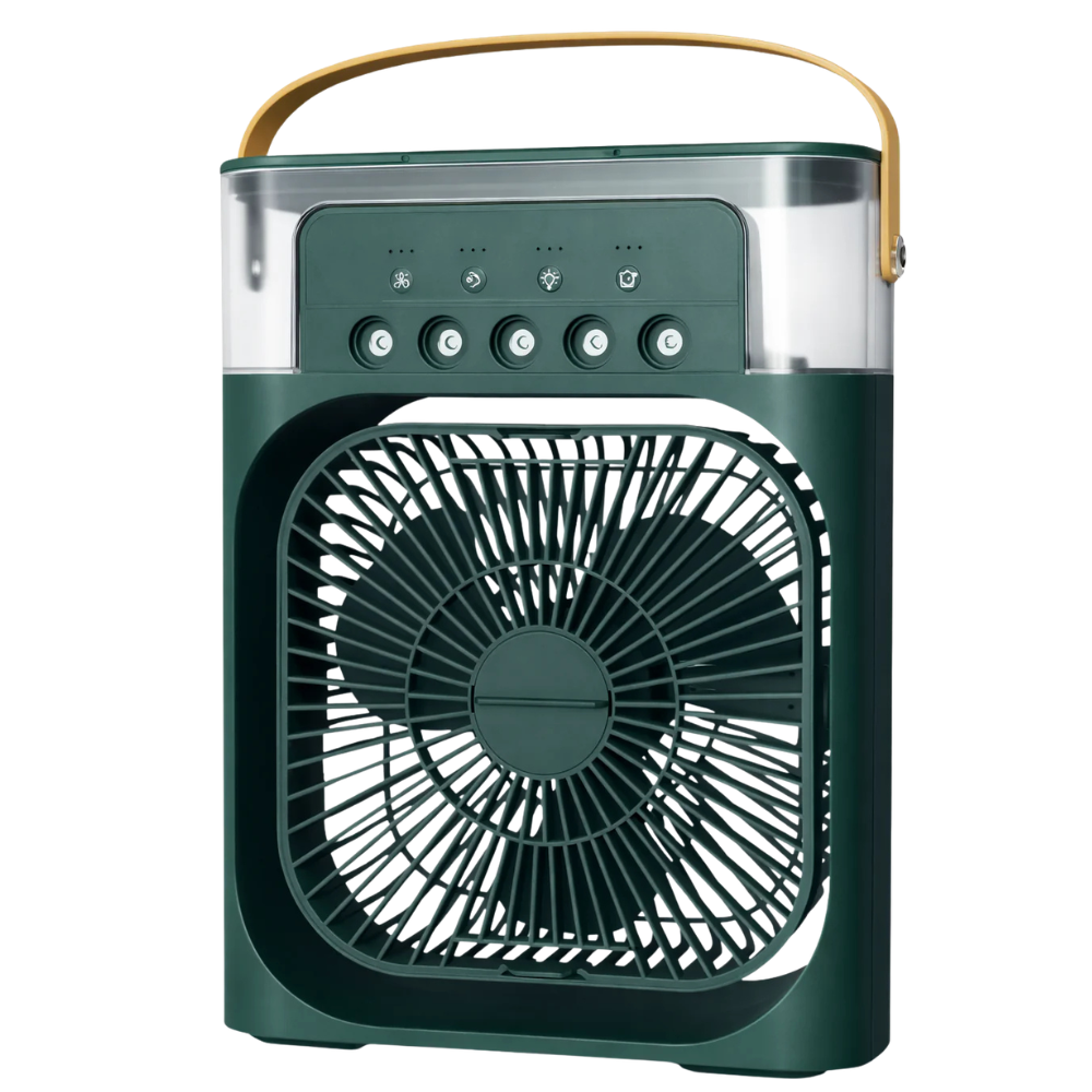 Portable Air Cooler with Humidifier – Mobile USB Fan with 3 Speeds for up to 10m² | Sansoti