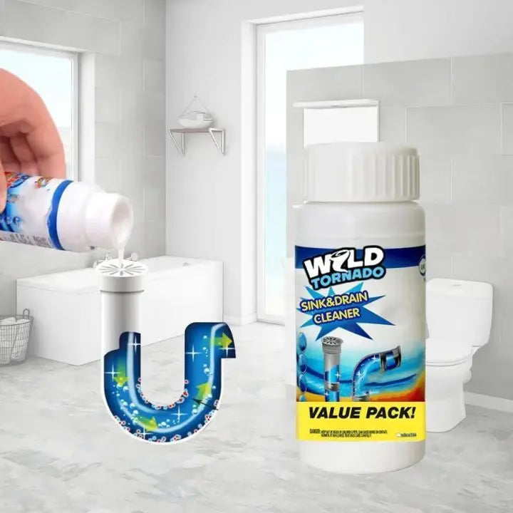 Afvoerblokkade Reiniger Gel 110g Wit Enzymatisch – Lost Haar en Vet Op Natuurlijk Basis – Voor Gootsteen, Douche en WC Afvoer | Sansoti