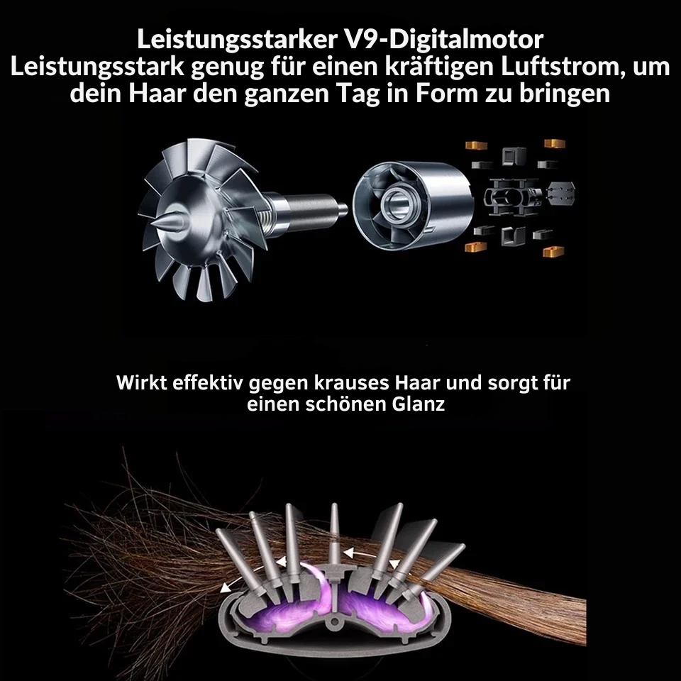 Haarstyler 5-in-1 1000W Ionen-Technologie Multifunctioneel Föhnen Stylen Krullen | Sansoti