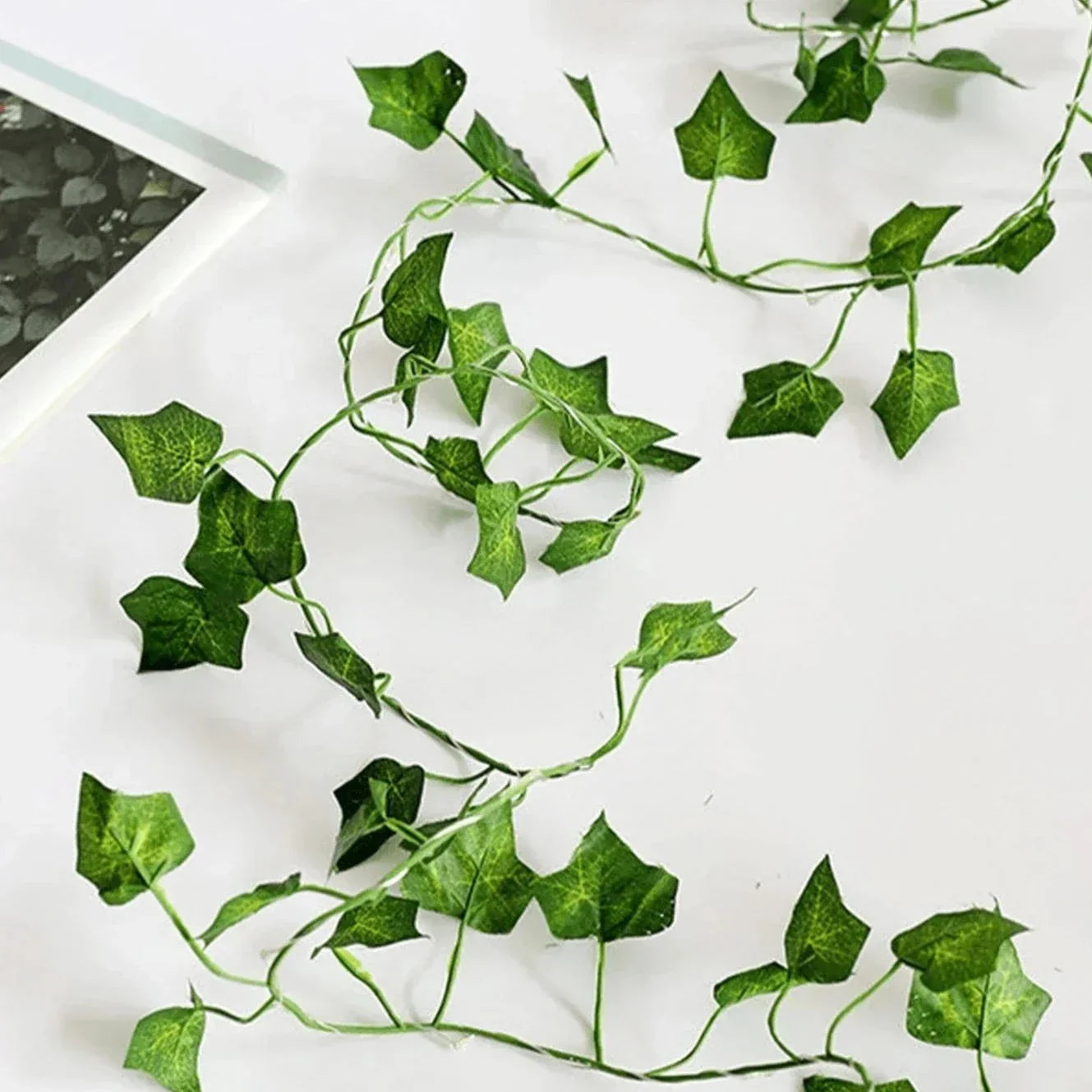 LED Vintage Light String with Leaf Vines Warm White for Garden and Interior | Sansoti
