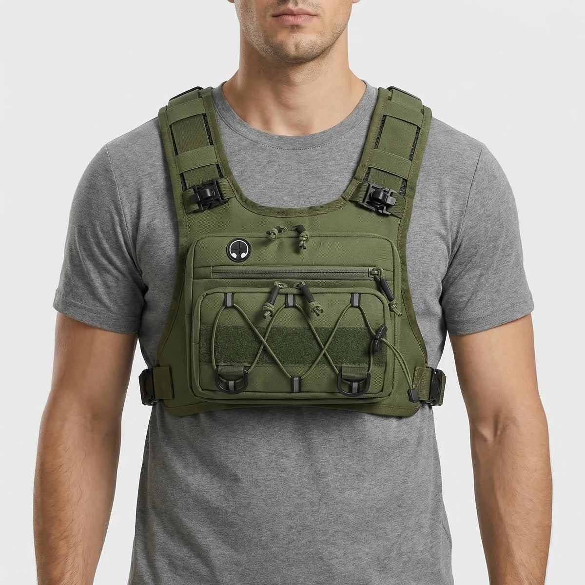 Hardloopvest met Opbergvakken voor Telefoon Sleutels Drinkfles Verstelbare Sporttas Running Hydration Vest | Sansoti