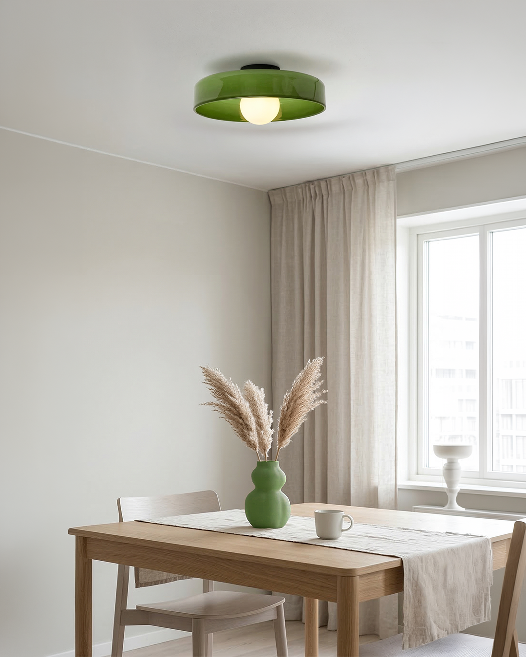 Minimalistische Glazen Wand- en Plafondlamp — Moderne Verlichting voor Gang & Slaapkamer — Dimbaar LED — Ø25 / Ø35 cm | Sansoti