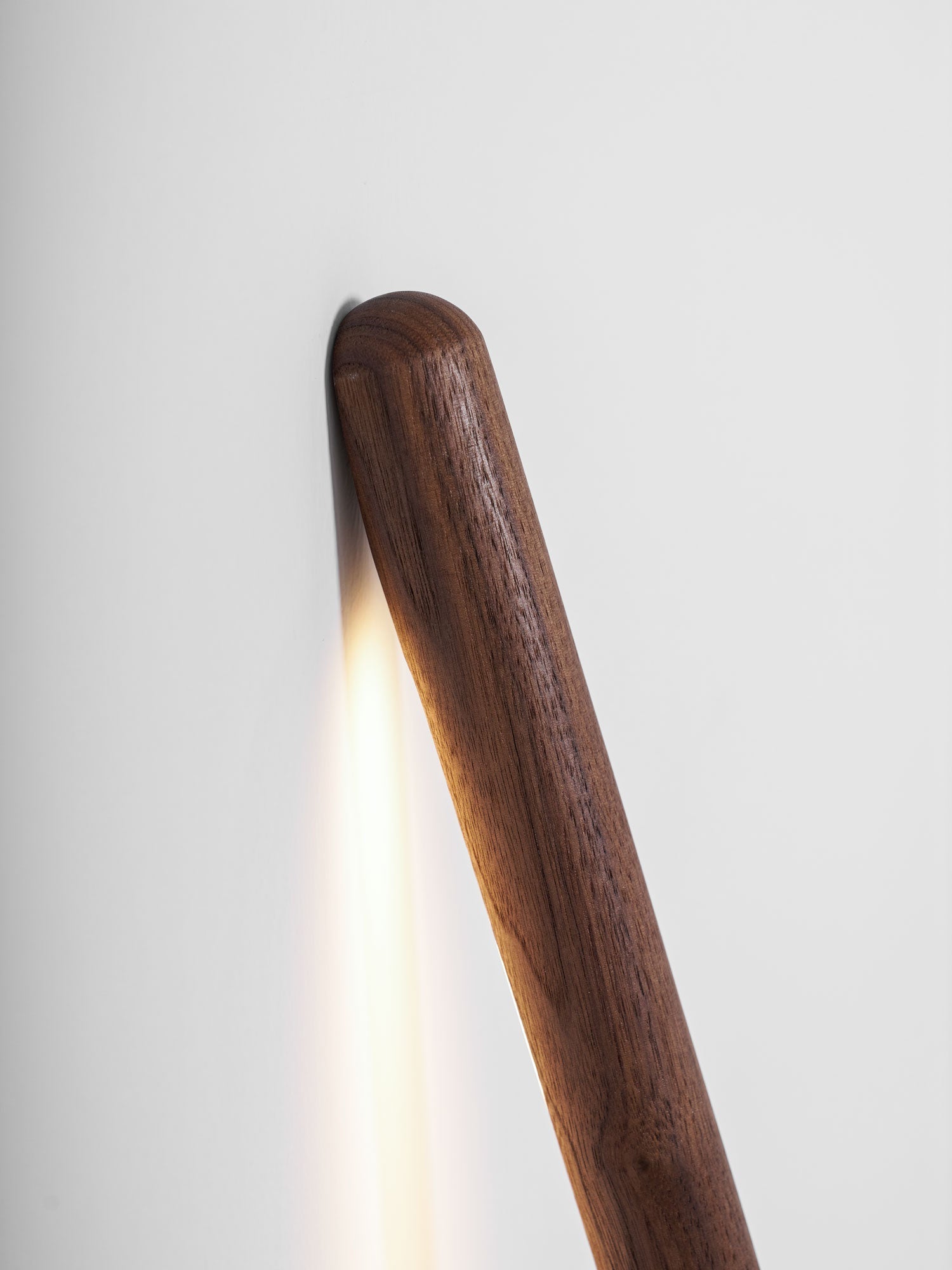Scandinavische Vloerlamp Hout & Acryl met Geïntegreerde LED Staaflamp 135cm | Sansoti